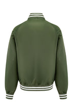 Men's Essential Solid Snap Button Varsity Jacket