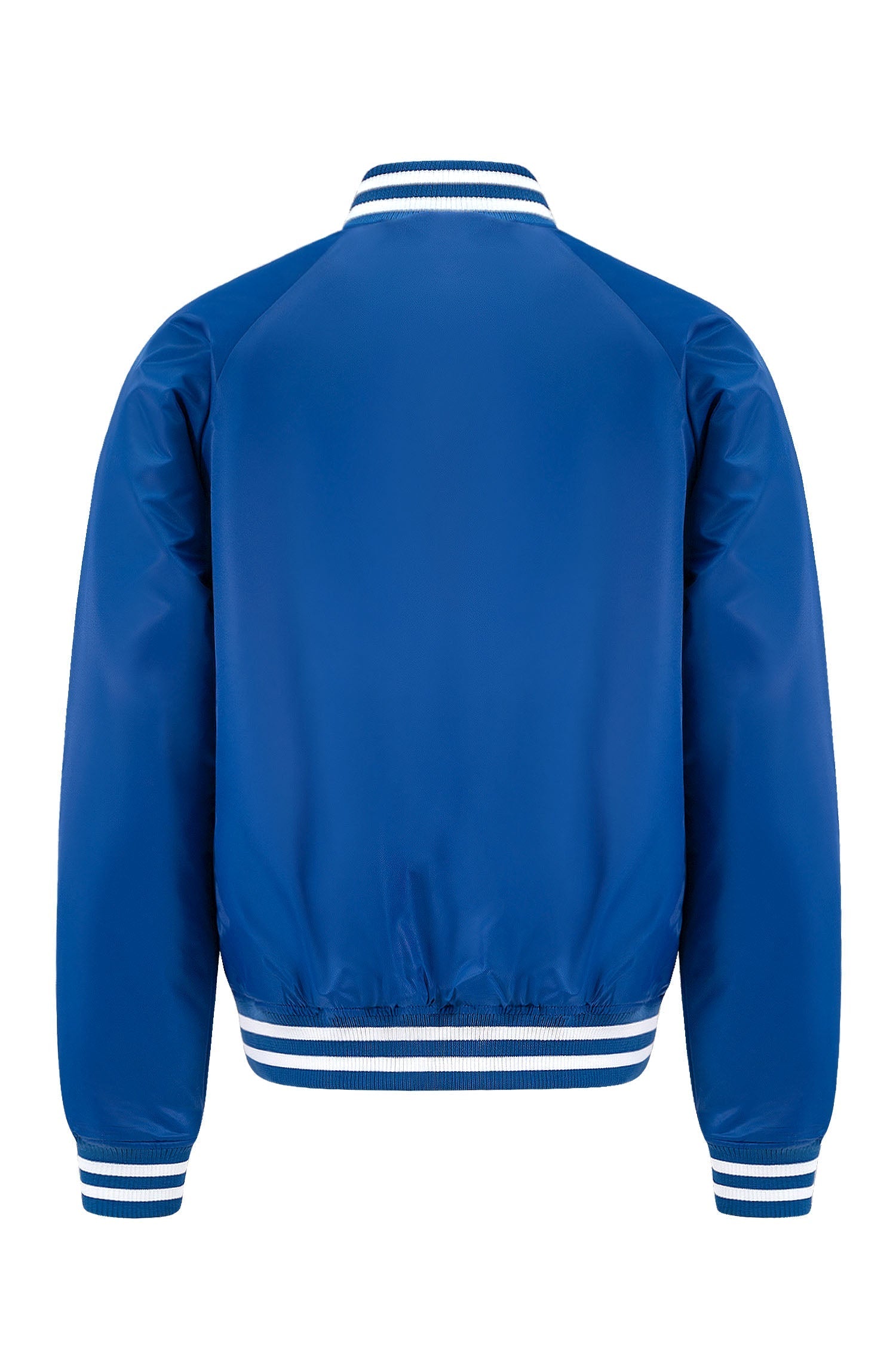 Men's Essential Solid Snap Button Varsity Jacket