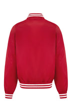 Men's Essential Solid Snap Button Varsity Jacket