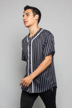 Pin Striped Baseball Jersey