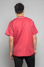 Pin Striped Baseball Jersey