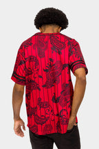 Essential Pinstripe Bandana Paisley Baseball Jersey