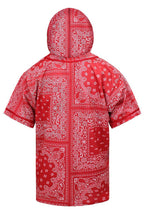 Men's Essential Hooded Bandana Baseball Short Sleeve Jersey