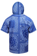 Men's Essential Hooded Bandana Baseball Short Sleeve Jersey