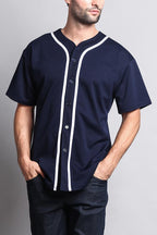 Baseball Button Down Short Sleeve Jersey