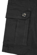 Men's Essential Solid Belted Cargo Shorts
