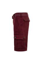 Men's Essential Solid Belted Cargo Shorts