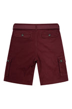 Men's Essential Solid Belted Cargo Shorts