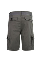 Men's Essential Solid Belted Cargo Shorts
