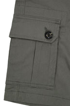 Men's Essential Solid Belted Cargo Shorts