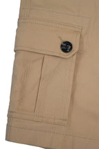 Men's Essential Solid Belted Cargo Shorts