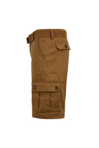 Men's Essential Solid Belted Cargo Shorts