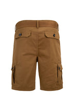 Men's Essential Solid Belted Cargo Shorts