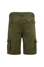 Men's Essential Solid Belted Cargo Shorts