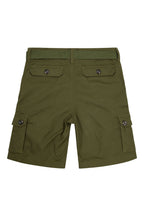 Men's Essential Solid Belted Cargo Shorts
