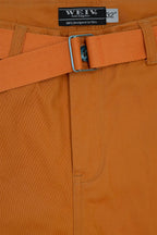 Men's Essential Solid Belted Cargo Shorts