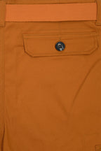 Men's Essential Solid Belted Cargo Shorts