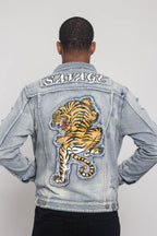 Savage Tiger Denim Jacket