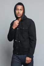 Hooded Denim Jacket
