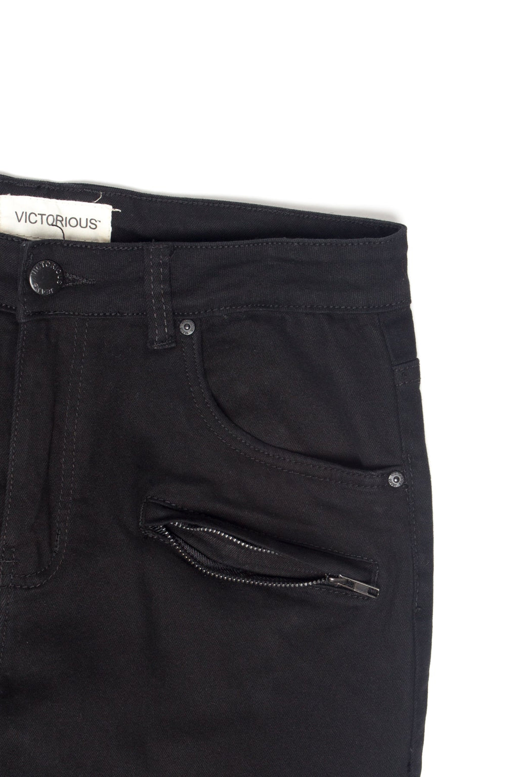 Scrunched Fold Illusion Jeans