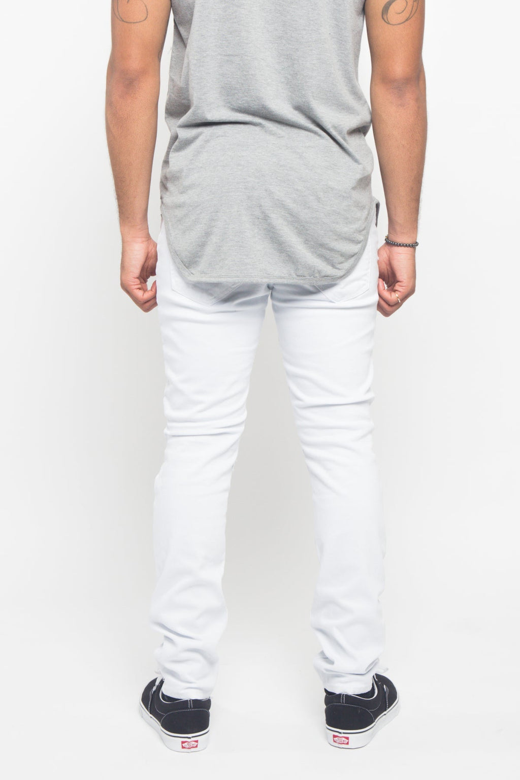 Scrunched Fold Illusion Jeans
