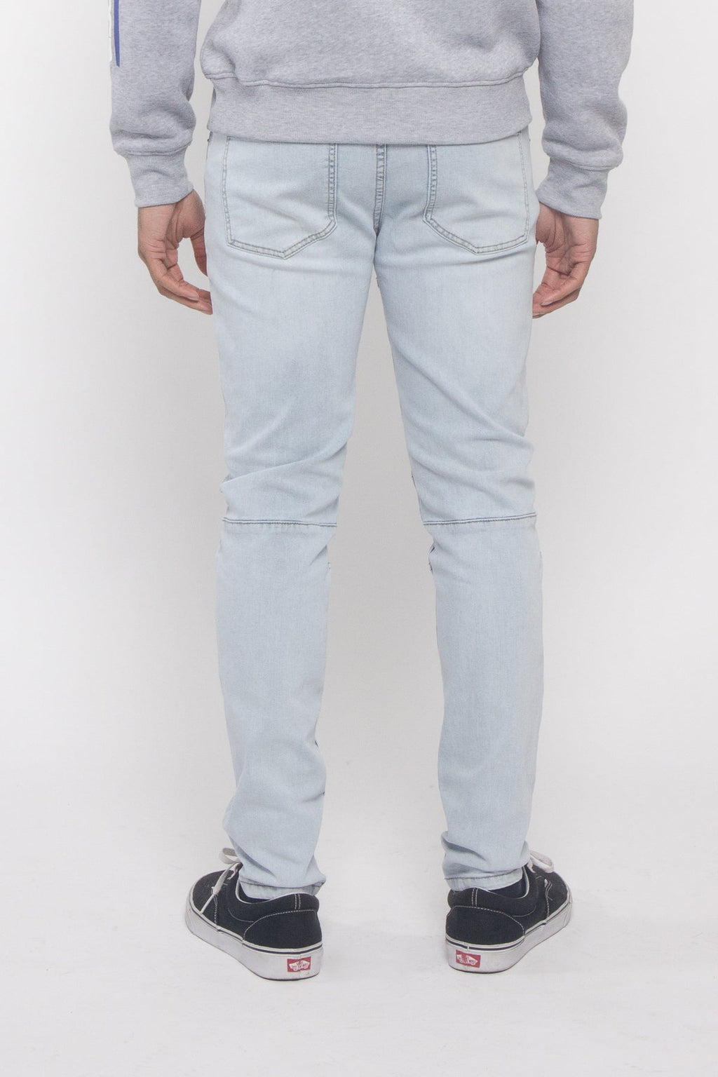 Basic Moto Biker Denim Jeans