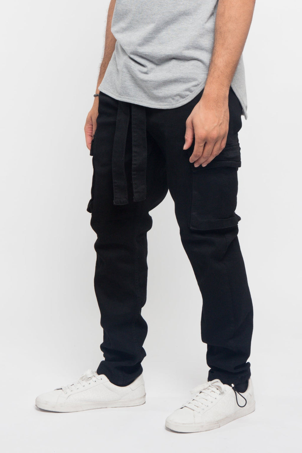 Tied Color Cargo Pants