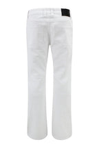Men's Bootcut Rip & Repaired Colored Jeans