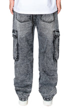 Men's Baggy Fit Cargo Denim Jeans