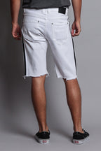 Men's Distressed Tape Shorts