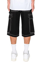 Men's Contrast Stitch Baggy Cargo Shorts