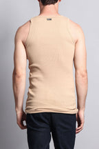 Men's Basic Solid Ribbed Tank Top (2-Pack)