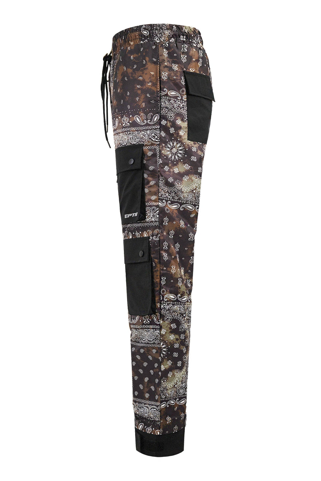 Men's Bandana Print Hyper Cargo Jogger Pants