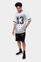 Bandana Paisley 13 Football Jersey