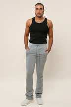 Flared Stacked Fleece Sweat Pants