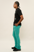 Flared Stacked Fleece Sweat Pants