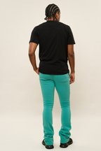 Flared Stacked Fleece Sweat Pants