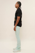 Flared Stacked Fleece Sweat Pants