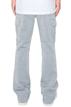 Men's Essential Flared Cargo Fleece Sweat Pants