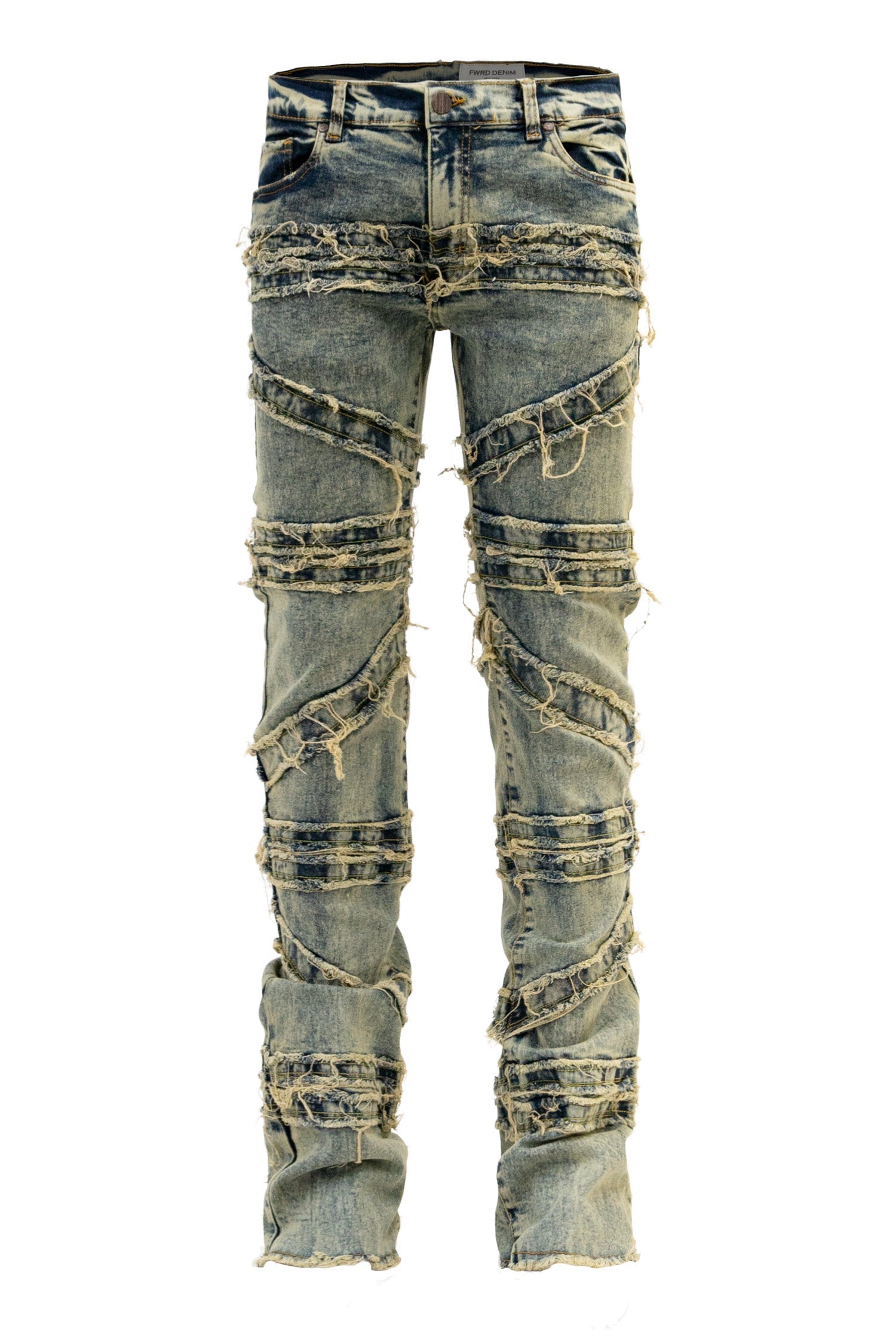 Men's Stacked Crossover Denim Jeans