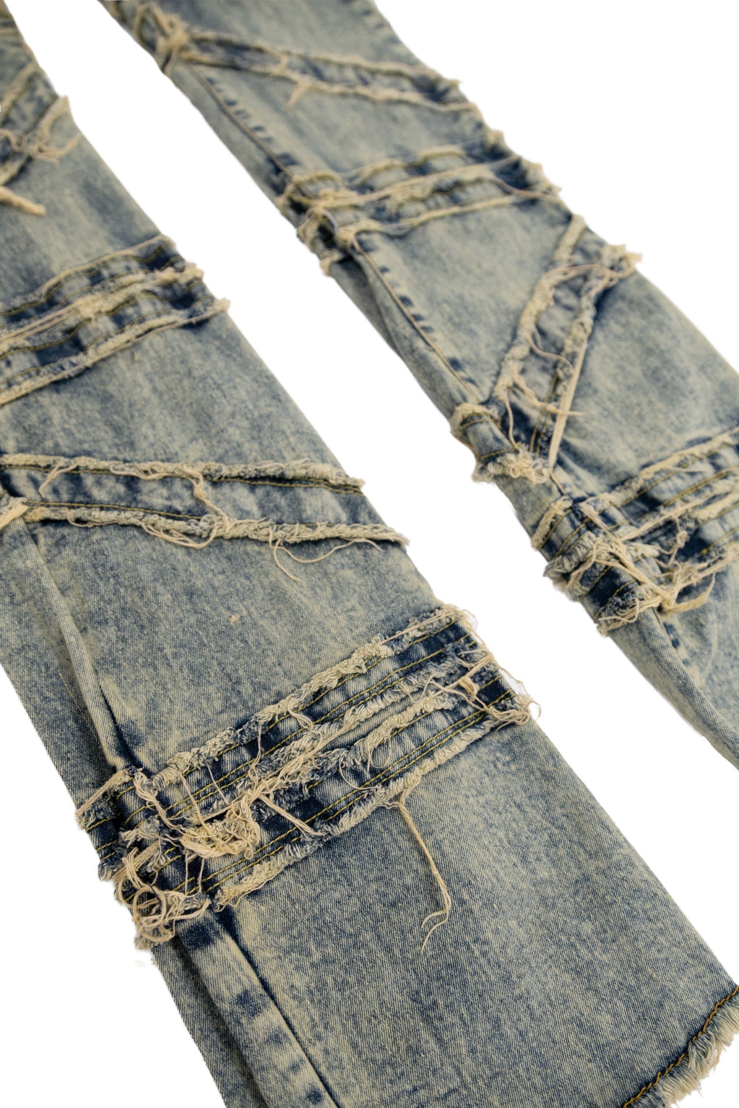 Men's Stacked Crossover Denim Jeans