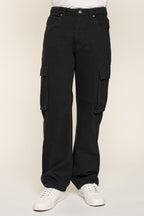 Baggy Fit Cargo Denim Jeans