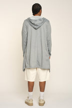 Long Length Drape Cape Cardigan Hoodie