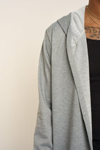 Long Length Drape Cape Cardigan Hoodie