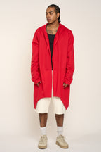 Long Length Drape Cape Cardigan Hoodie