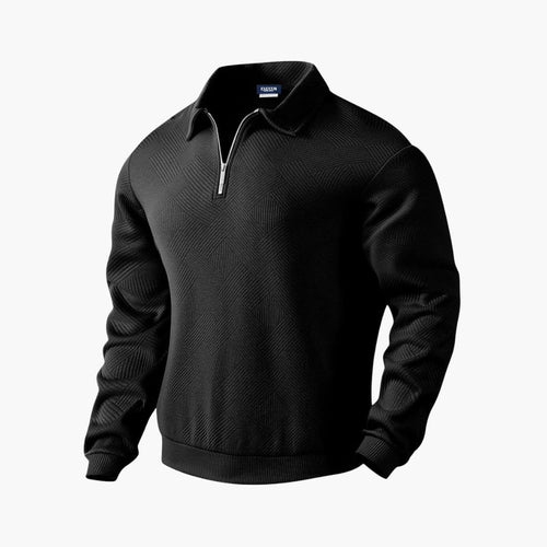 Men's Half-Zip Sweater with Collar