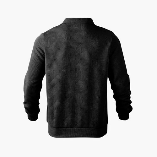 Men's Half-Zip Sweater with Collar
