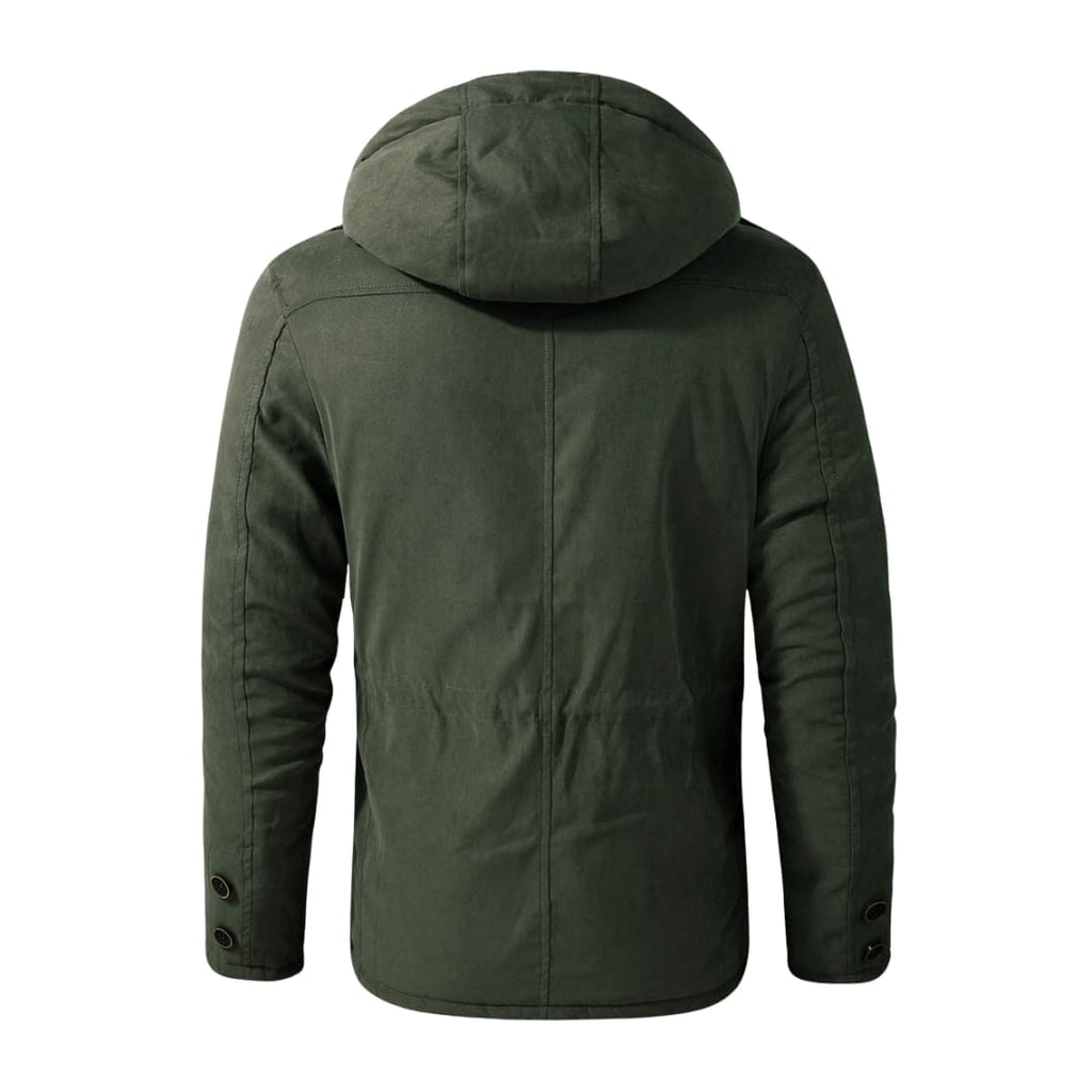 Men's Hooded Winter Jacket – Insulated