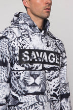 Savage Leopard Fleece Pullover