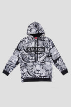 Savage Leopard Fleece Pullover